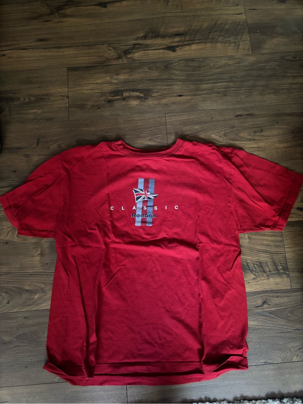 Reebok Red Classic Logo Short Sleeve Tee